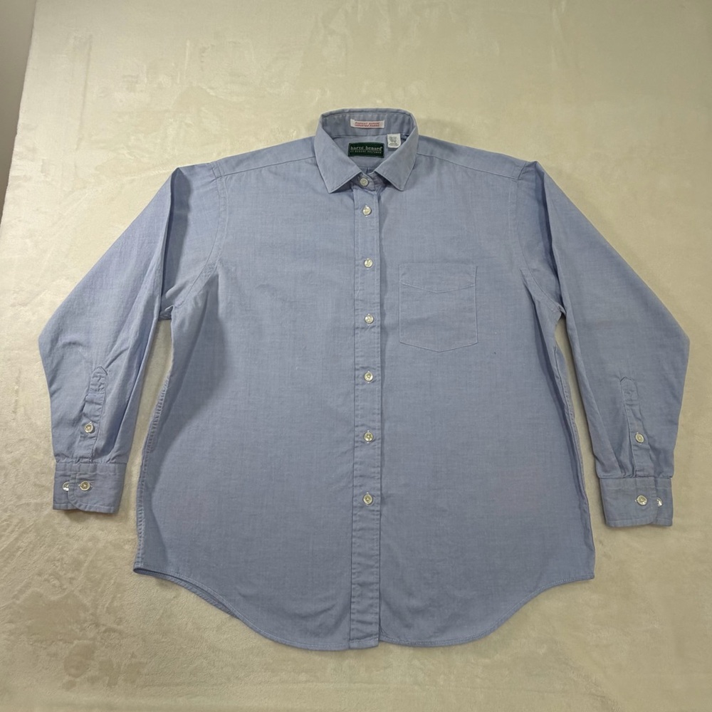 Vintage Harve Benard Light Blue Men’s‎ Dress Shirt
